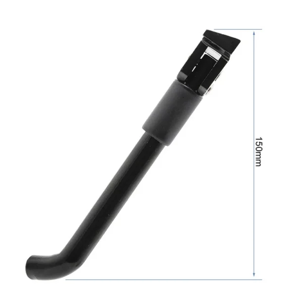 Béquille latérale Kukirin G4, tube noir de 150 mm et patin d'appui Béquille latérale Kukirin G4, tube noir de 150 mm et patin d'appui