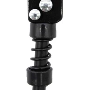 Béquille latérale à ressort 120 mm — entraxe 45 mm, hauteur dépliée 100 mm
