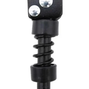 Béquille latérale à ressort 150 mm — entraxe 40 mm, hauteur dépliée 128 mm