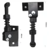 Deux vues de la béquille, entraxe de la platine coté 40 mm et longueur cotée 150 mm Deux vues de la béquille, entraxe de la platine coté 40 mm et longueur cotée 150 mm