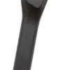 Béquille latérale noire pour Ninebot F3 Pro vue de face, platine plate et longue jambe coudée Béquille latérale noire pour Ninebot F3 Pro vue de face, platine plate et longue jambe coudée