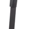 Béquille latérale noire pour Ninebot Max G2 vue de face, platine à deux trous et longue jambe Béquille latérale noire pour Ninebot Max G2 vue de face, platine à deux trous et longue jambe