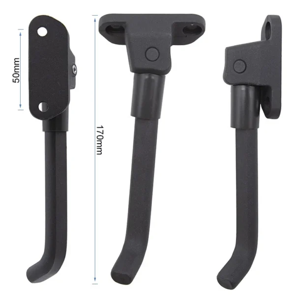 Plan coté de la béquille Ninebot Max G2 : entraxe 50 mm et longueur totale 170 mm Plan coté de la béquille Ninebot Max G2 : entraxe 50 mm et longueur totale 170 mm