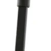 Béquille latérale adaptable noire pour SmartGyro K2, vue de face avec sa platine percée Béquille latérale adaptable noire pour SmartGyro K2, vue de face avec sa platine percée
