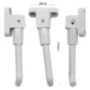 Plan coté de la béquille blanche Xiaomi M365 : 38 mm entre les trous, 144 mm de longueur