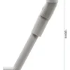 Béquille blanche Xiaomi M365 inclinée, cote de 120 mm de hauteur en position déployée