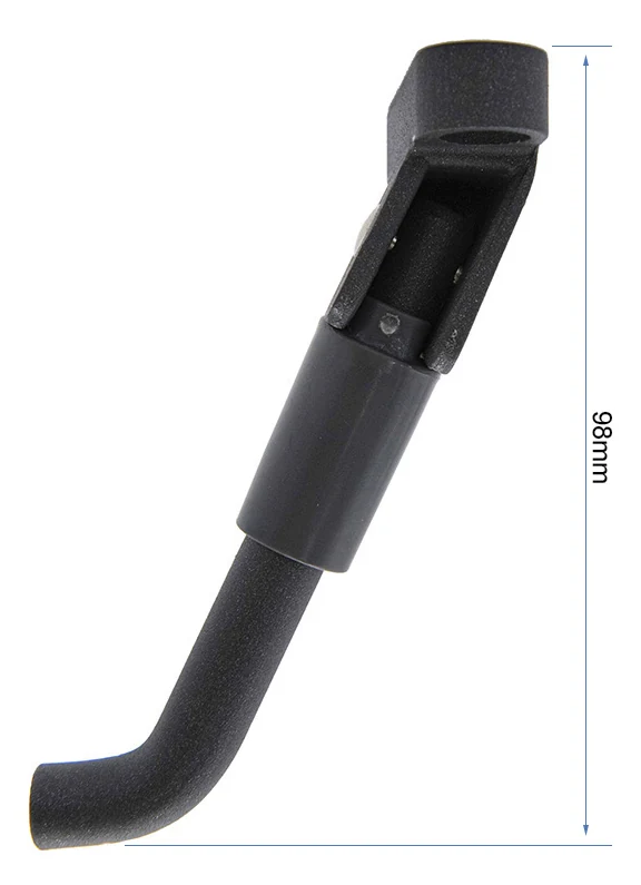 Béquille adaptable Xiaomi Mi4 Pro inclinée, cote de 98 mm de hauteur déployée Béquille adaptable Xiaomi Mi4 Pro inclinée, cote de 98 mm de hauteur déployée