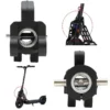 Cartouche Ecoxtrem Bison vue de dessus : alésage de pivot traversant et chape de mât Cartouche Ecoxtrem Bison vue de dessus : alésage de pivot traversant et chape de mât