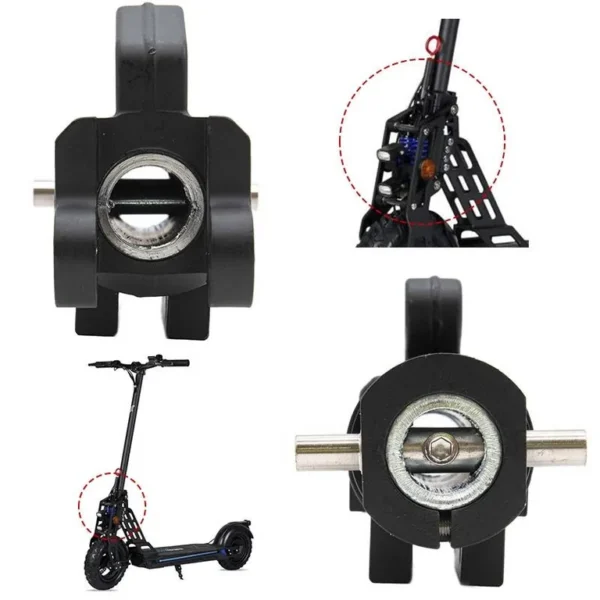 Cartouche Ecoxtrem Bison vue de dessus : alésage de pivot traversant et chape de mât Cartouche Ecoxtrem Bison vue de dessus : alésage de pivot traversant et chape de mât