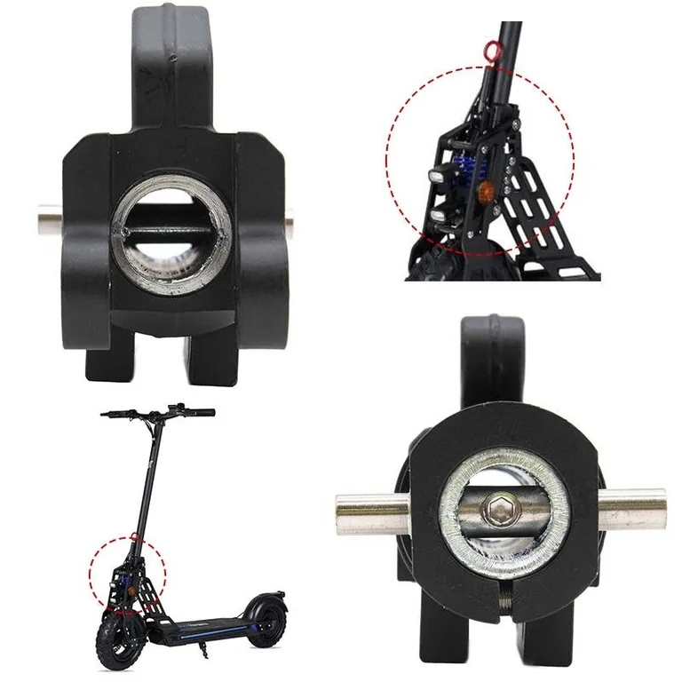 Cartouche Ecoxtrem Bison vue de dessus : alésage de pivot traversant et chape de mât