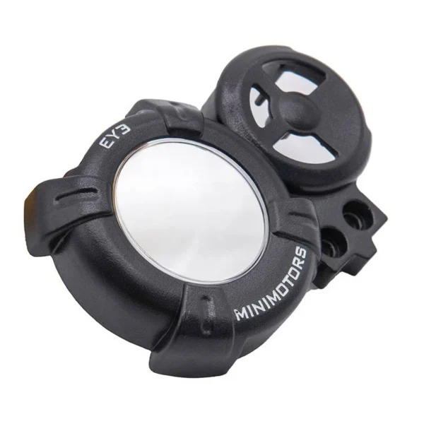 Coque du compteur EY3 vue de face, ouverture de dalle et logement de bouton