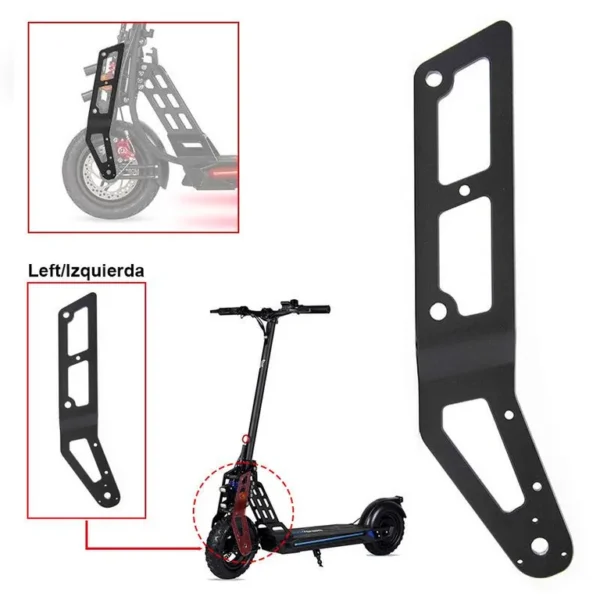 Bras de fourche Ecoxtrem Bison vu de chant, 6 mm d’épaisseur sur 345 mm