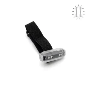 Brassard lumineux sans pile — trois LED activées par le mouvement