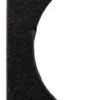 Bride de guidon vue de profil, montrant l'epaisseur de la platine et le creux demi-rond Bride de guidon vue de profil, montrant l'epaisseur de la platine et le creux demi-rond