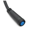 Le connecteur rond étanche à cinq broches, côté écran