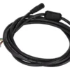 Ferrite montée sur le câble près du connecteur étanche Ferrite montée sur le câble près du connecteur étanche
