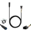 Câble Zwheel ZCougar Duo déployé, cotes de longueur