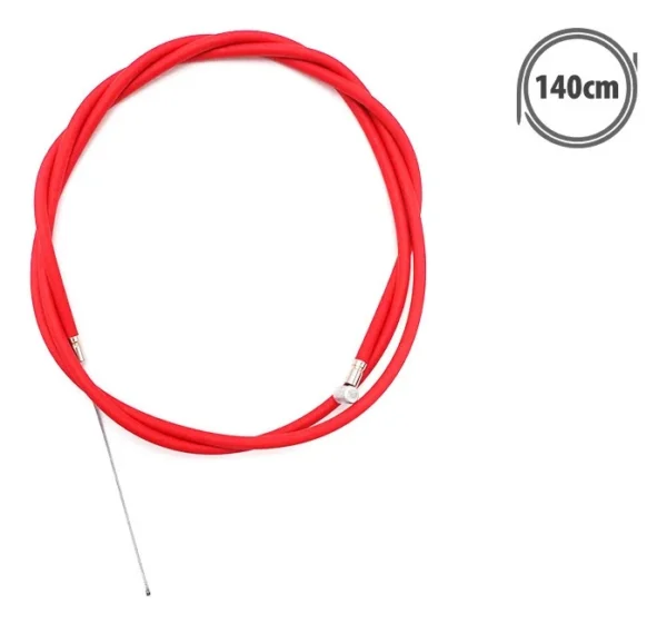 Câble de frein avant d'origine Ninebot Max G3, gaine rouge de 140 cm