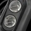 Les deux optiques superposées du bloc phare avant Dualtron Pop