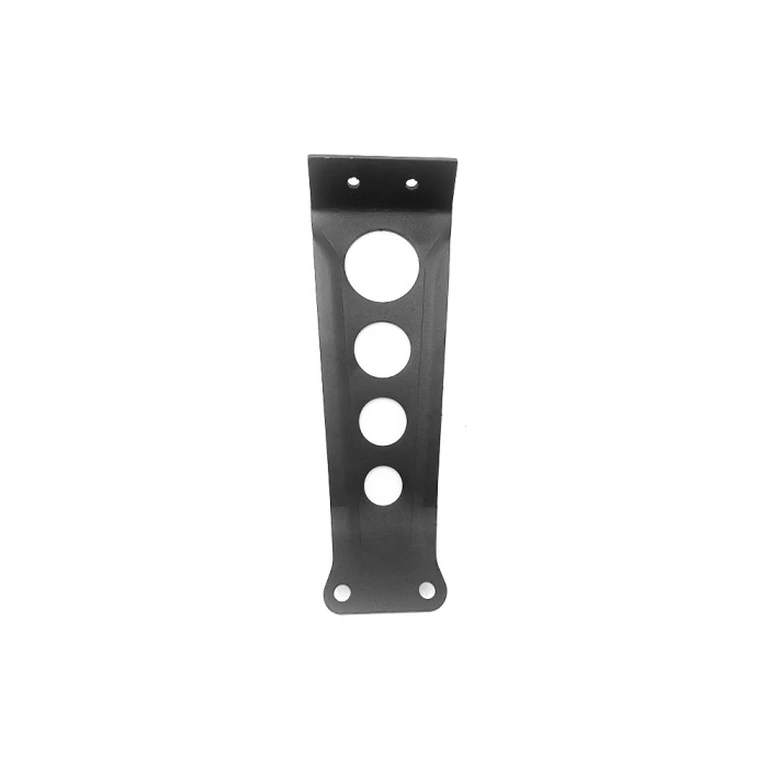 Cale-pied UrbanGlide E-Cross Pro vu de face, platine de fixation à deux perçages