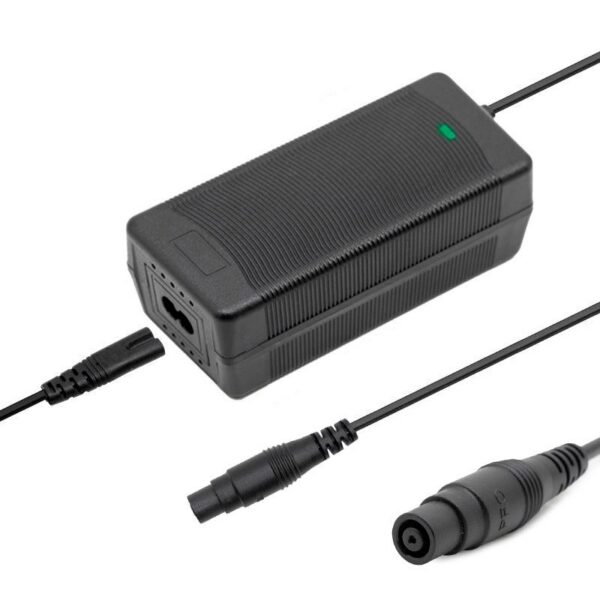 Chargeur 54,6 V 2 A pour Ninebot ZT3 Pro avec son cordon de sortie
