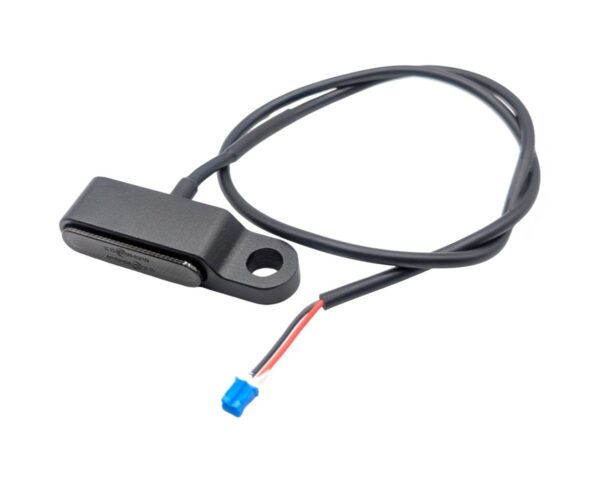 Clignotant avant gauche Dualtron Alien, bloc LED plat et son connecteur bleu Clignotant avant gauche Dualtron Alien, bloc LED plat et son connecteur bleu