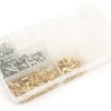 Coffret de cosses balles à compartiments, 400 pièces