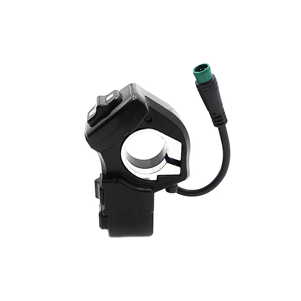 Commodo Kukirin G3 Pro, collier de guidon et connecteur vert à cinq broches