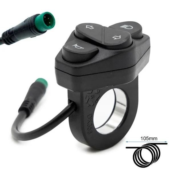 Commodo d'origine Kukirin G2 Master avec son connecteur étanche Commodo d'origine Kukirin G2 Master avec son connecteur étanche