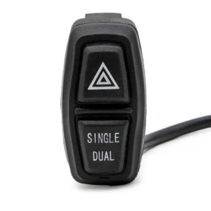 Commutateur mono/bi-moteur et warning — bloc à deux fonctions, câble 1,5 m