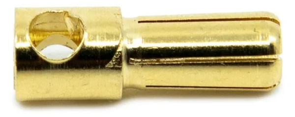 Fiche banane mâle 5,5 mm vue de profil