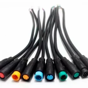 Connecteurs étanches 8 mm 5 broches — 5 pièces avec fils