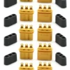 Connecteurs MR30 Amass 3 broches avec leurs capots Connecteurs MR30 Amass 3 broches avec leurs capots