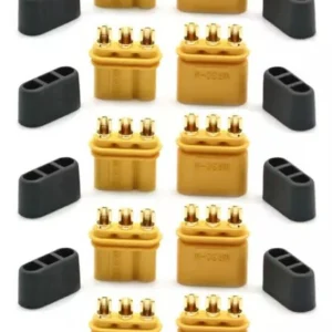 Connecteurs MR30 Amass 3 broches avec capot — 5 paires