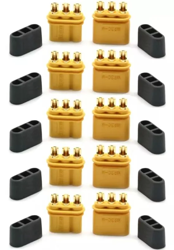 Connecteurs MR30 Amass 3 broches avec leurs capots Connecteurs MR30 Amass 3 broches avec leurs capots