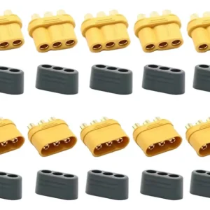 Connecteurs MR60 Amass 3 broches avec capot — 5 paires