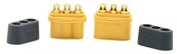 Lot de connecteurs MR60 mâles et femelles avec leurs capots Lot de connecteurs MR60 mâles et femelles avec leurs capots