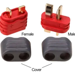 Connecteurs T-Dean Amass avec capot — 10 pièces, 5 paires