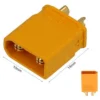 Connecteurs XT30U Amass alignés, mâles et femelles