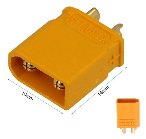Connecteurs XT30U Amass alignés, mâles et femelles