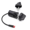 Barillet du contacteur Ecoxtrem Bison avec sa clé engagée et son cache de protection Barillet du contacteur Ecoxtrem Bison avec sa clé engagée et son cache de protection