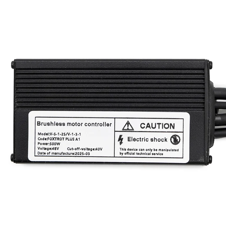 Étiquette du contrôleur Hikerboy Foxtrot Plus : 48 V, 500 W, coupure 40 V