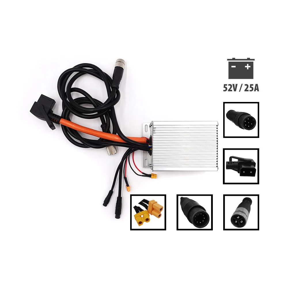 Contrôleur Kukirin G3 Pro et son faisceau complet, prise XT60 et connecteurs détrompés