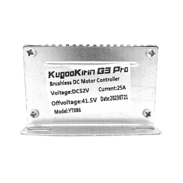 Étiquette du contrôleur Kukirin G3 Pro : 52 V, 25 A, coupure 41,5 V, modèle YT086 Étiquette du contrôleur Kukirin G3 Pro : 52 V, 25 A, coupure 41,5 V, modèle YT086