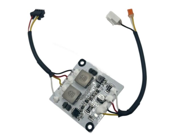 Carte d'alimentation du phare Dualtron Alien, deux inductances 470 et son faisceau