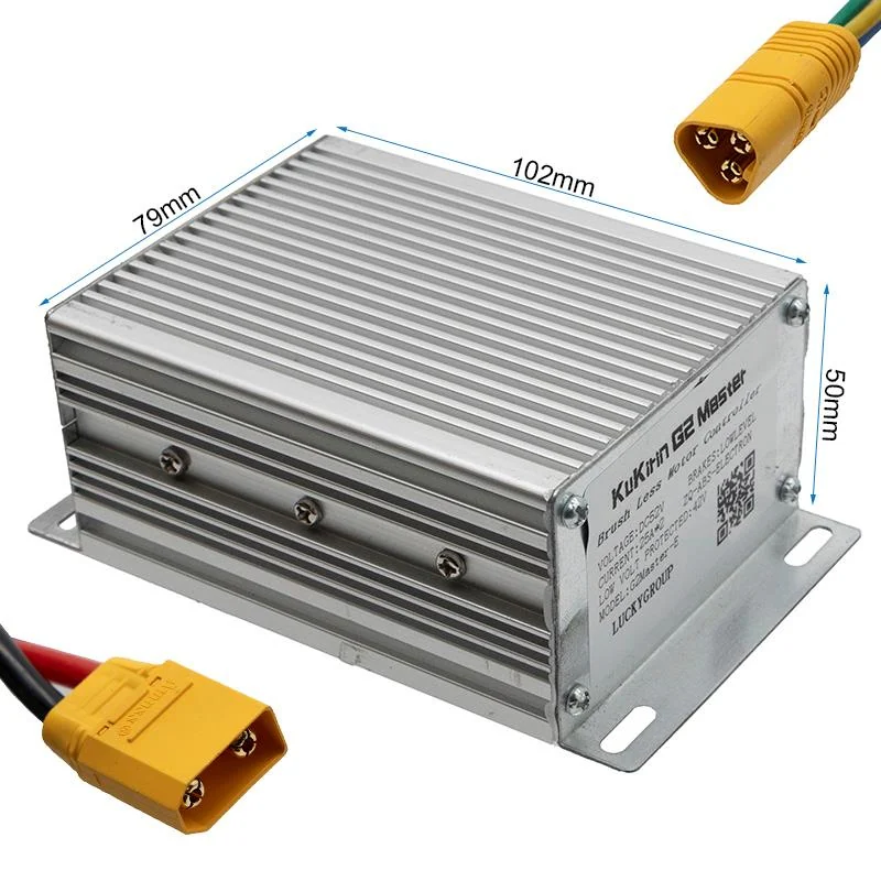 Contrôleur d'origine Kukirin G2 Master 52 V 25 A version B, boîtier aluminium à ailettes