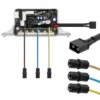 Contrôleur NIU NIU KQi3 Pro ouvert : carte de puissance et connecteurs moteur