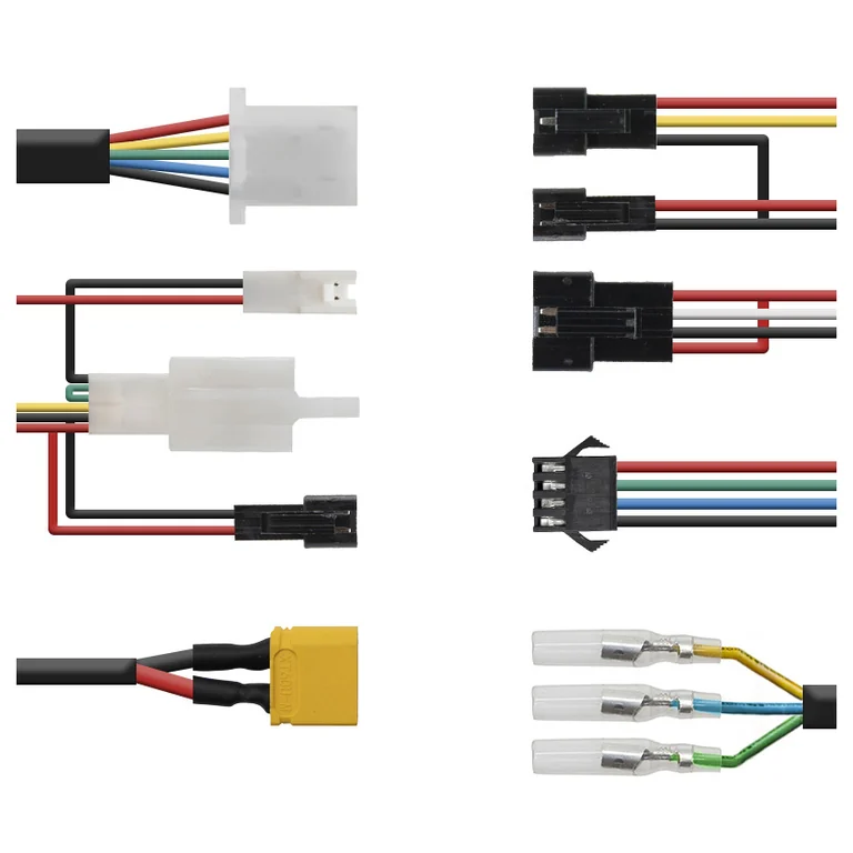 Les connecteurs du faisceau Zwheel ZCougar, un par un