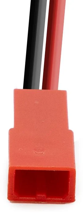 Cordon JST-RCY de 11 cm, fil rouge et noir