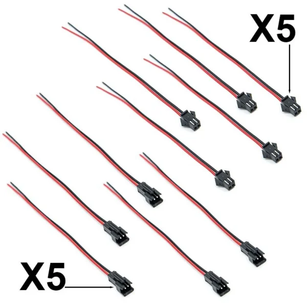 Gros plan sur le corps d'un connecteur SM 2 broches